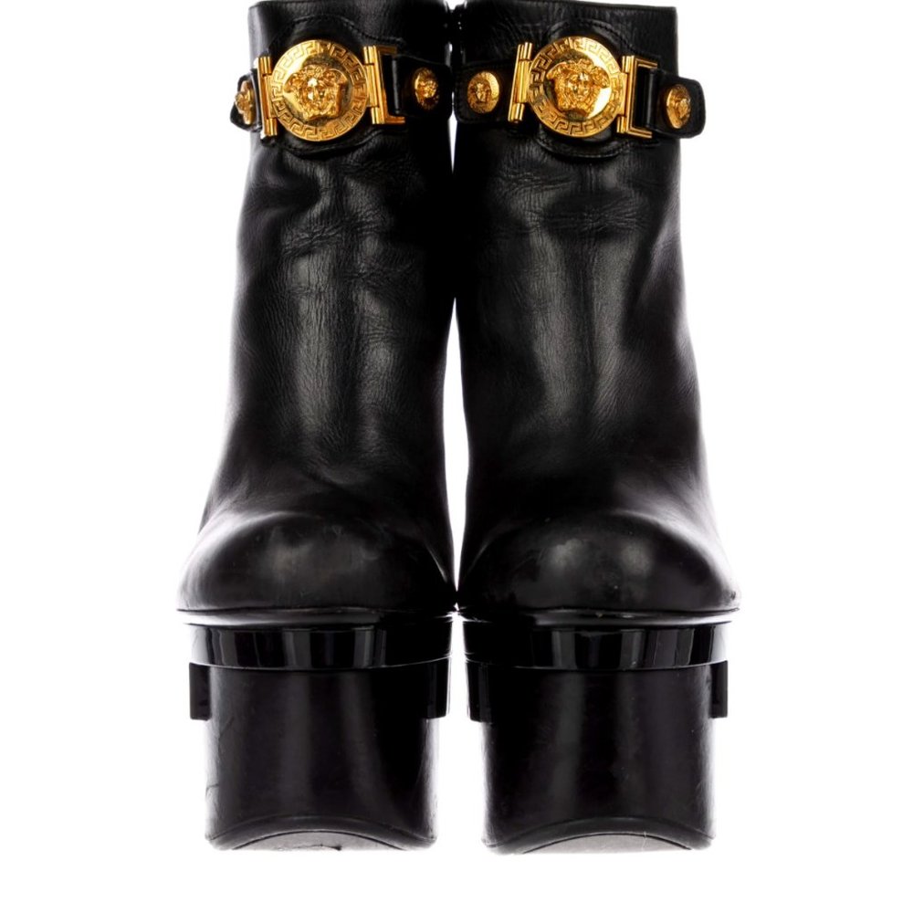 VERSACE Medusa Platform Booties